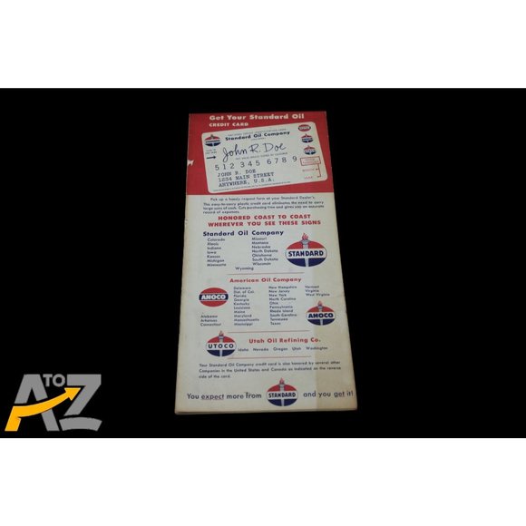 Vintage Standard Oil Company Missouri Pocket Travel Road Map - Picture 3 of 13